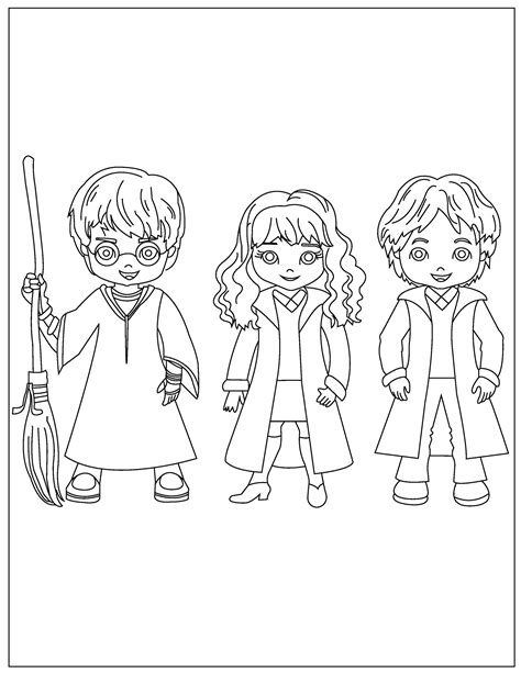 harry potter colouring pages printable